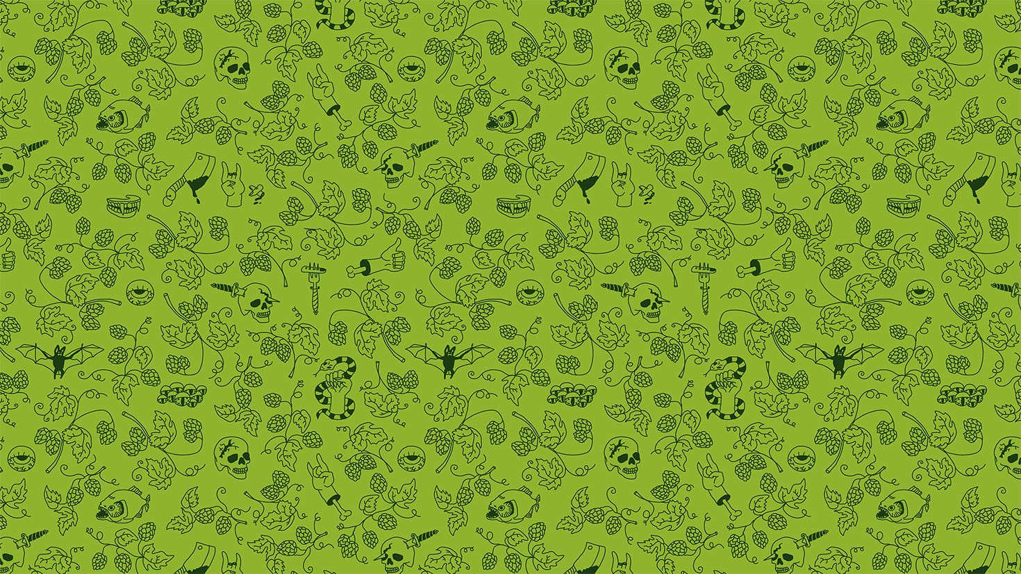 Green_Monster_Brewery_pattern_design