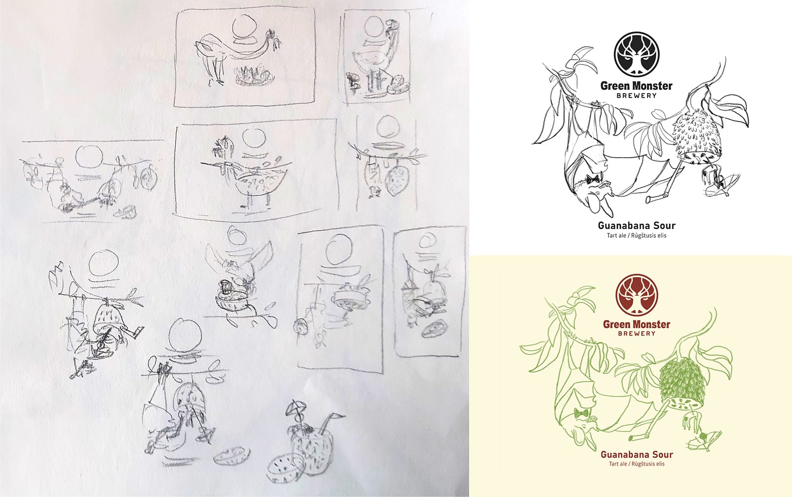 Green_Monster_Brewery_labels