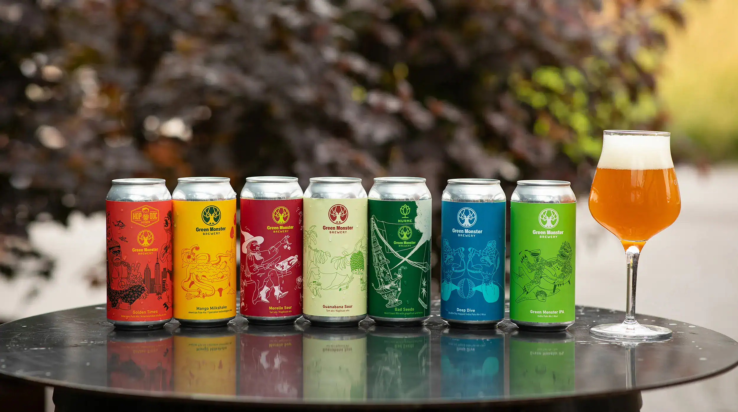 Green-Monster-beer-cans-on-table