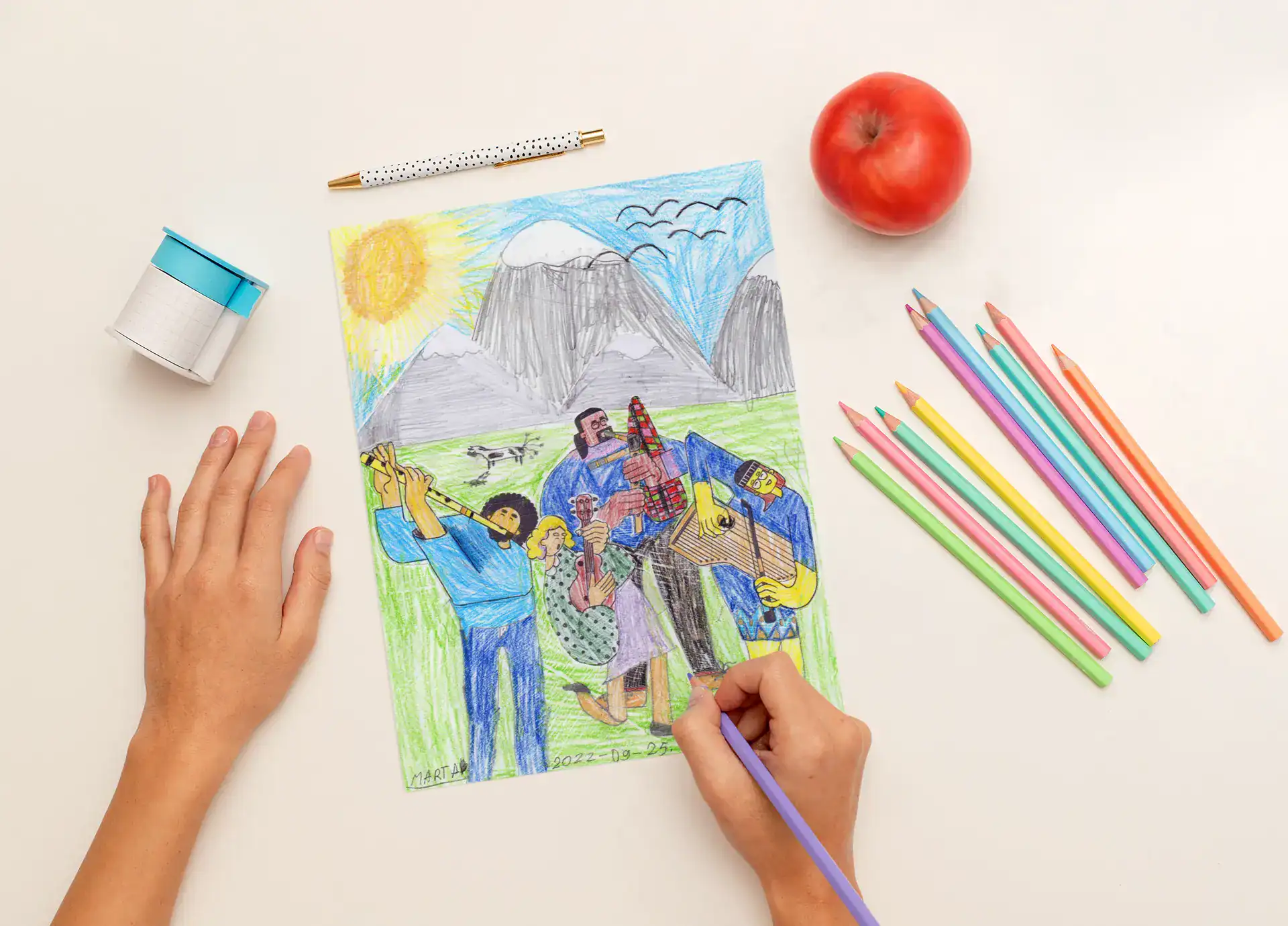 Sun-Music-Fest22-Marta-coloring-page