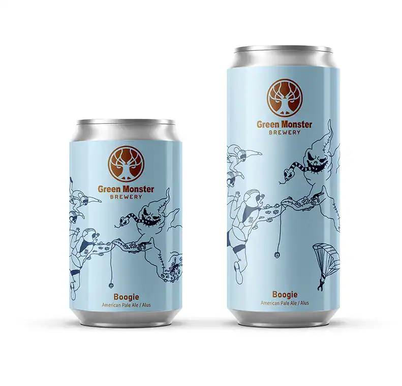 Two-sizes-Boogie-beer-cans