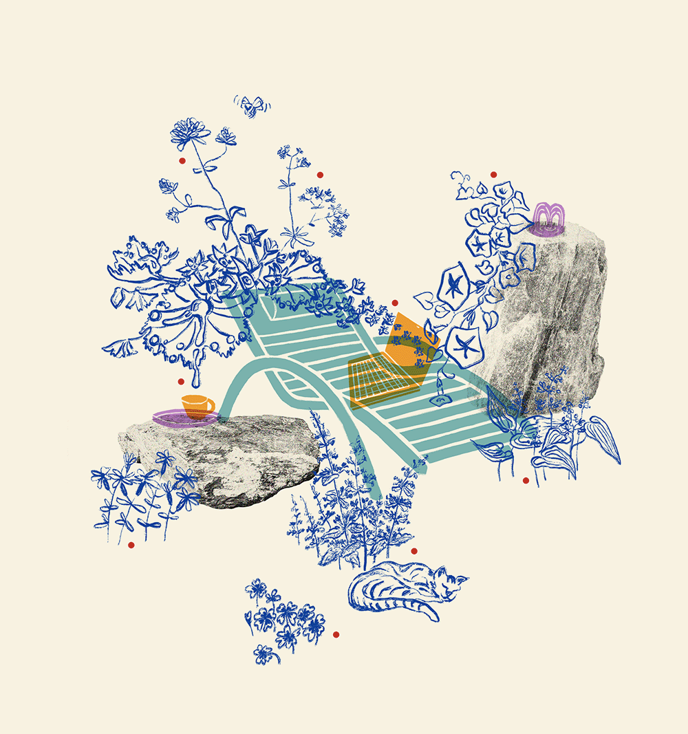 Illustrations & visual identity for landscape architecture studio “Kaitakai”