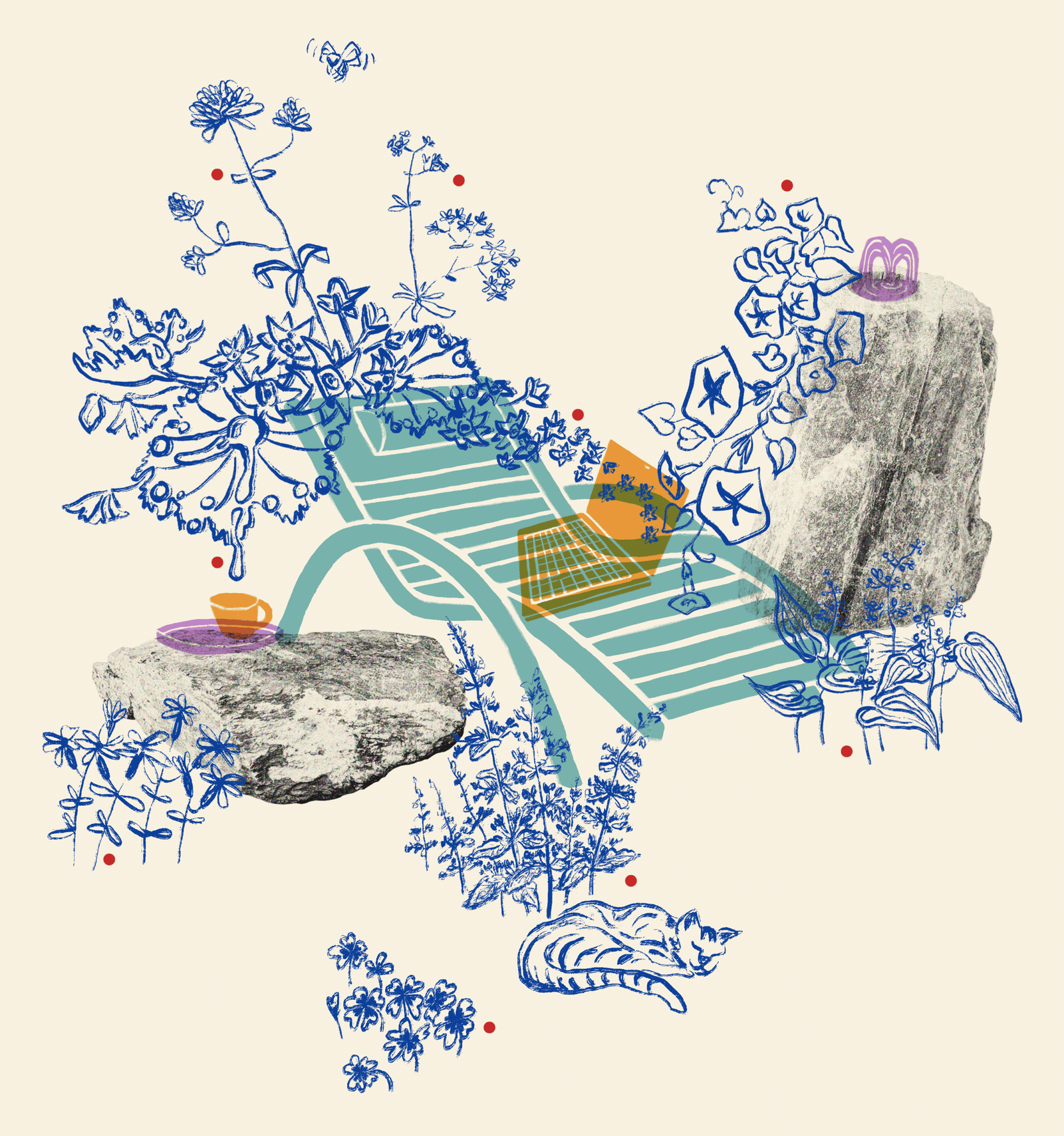 Visual Identity & Illustrations for Landscape Architecture Studio Kaitakai